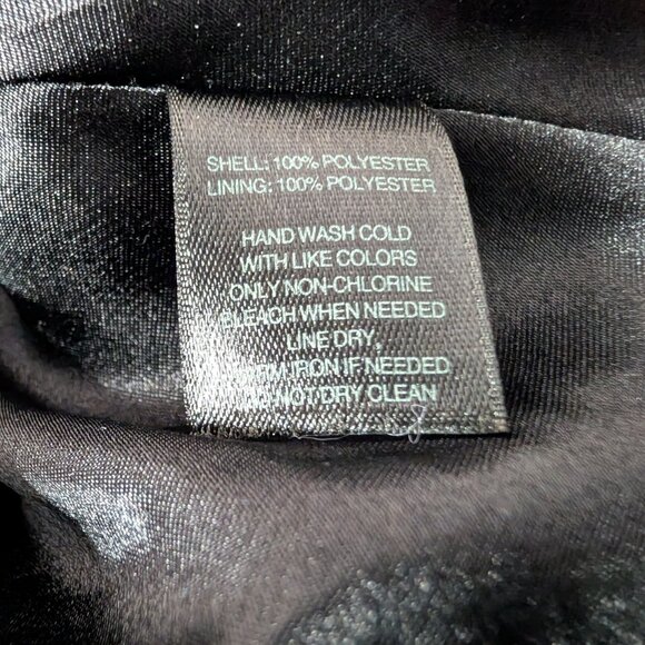 Black White Mixed Print Strapless Tube Top -Mob Wife - Baroque - Size 14 - Picture 5 of 7